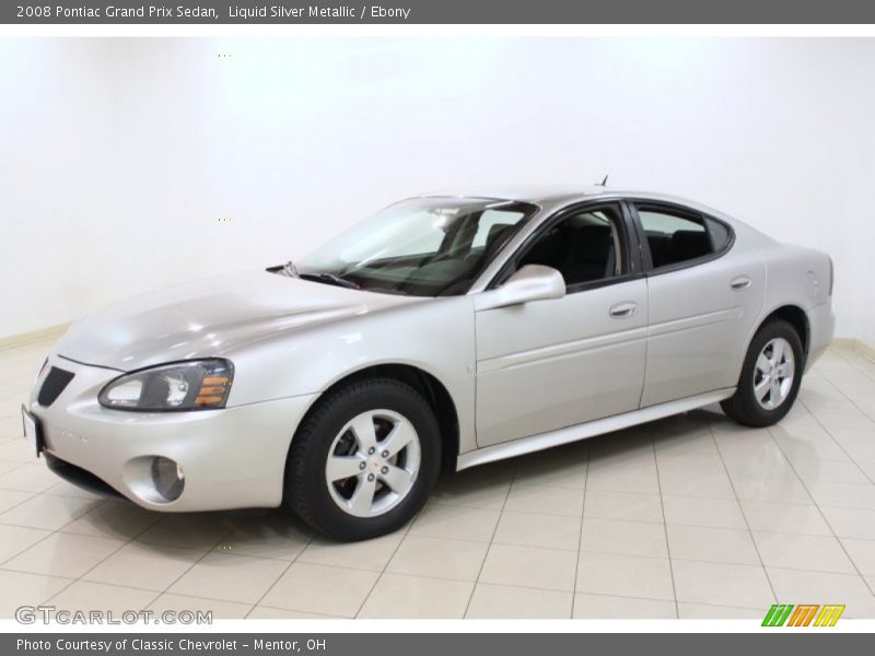 Liquid Silver Metallic / Ebony 2008 Pontiac Grand Prix Sedan