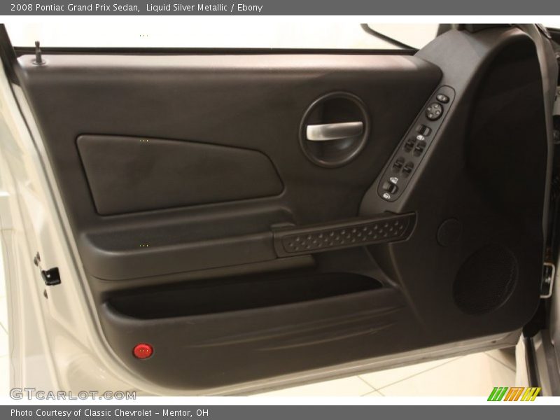 Liquid Silver Metallic / Ebony 2008 Pontiac Grand Prix Sedan