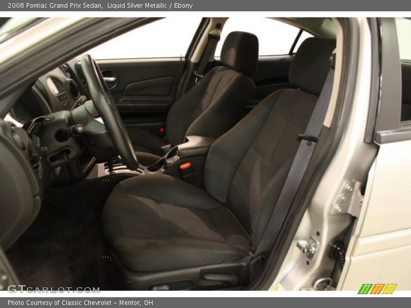 Liquid Silver Metallic / Ebony 2008 Pontiac Grand Prix Sedan