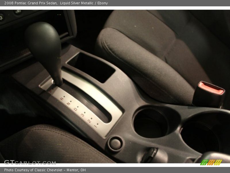 Liquid Silver Metallic / Ebony 2008 Pontiac Grand Prix Sedan