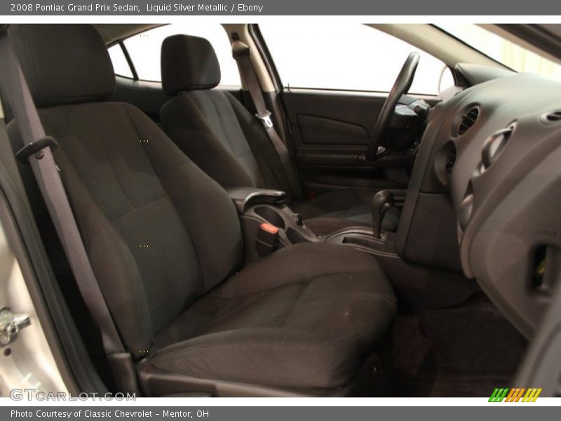 Liquid Silver Metallic / Ebony 2008 Pontiac Grand Prix Sedan