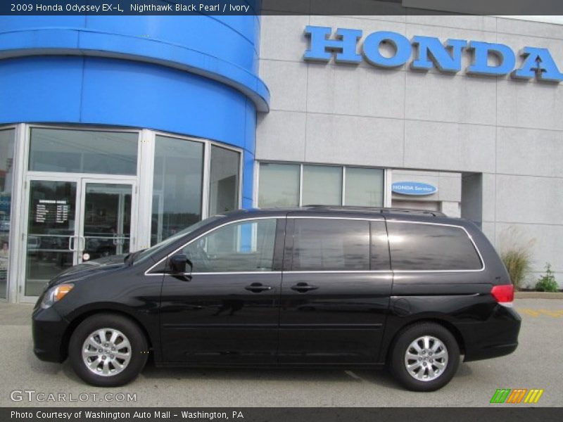 Nighthawk Black Pearl / Ivory 2009 Honda Odyssey EX-L