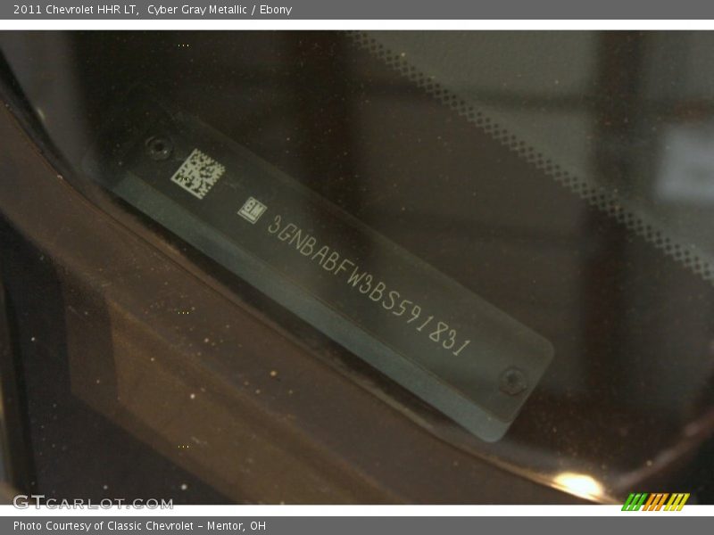 Cyber Gray Metallic / Ebony 2011 Chevrolet HHR LT