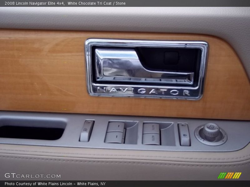 White Chocolate Tri Coat / Stone 2008 Lincoln Navigator Elite 4x4