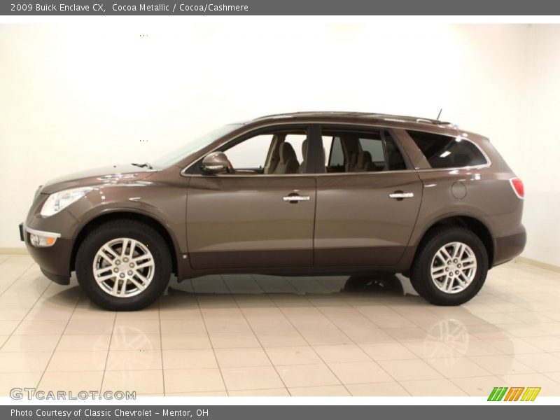 Cocoa Metallic / Cocoa/Cashmere 2009 Buick Enclave CX