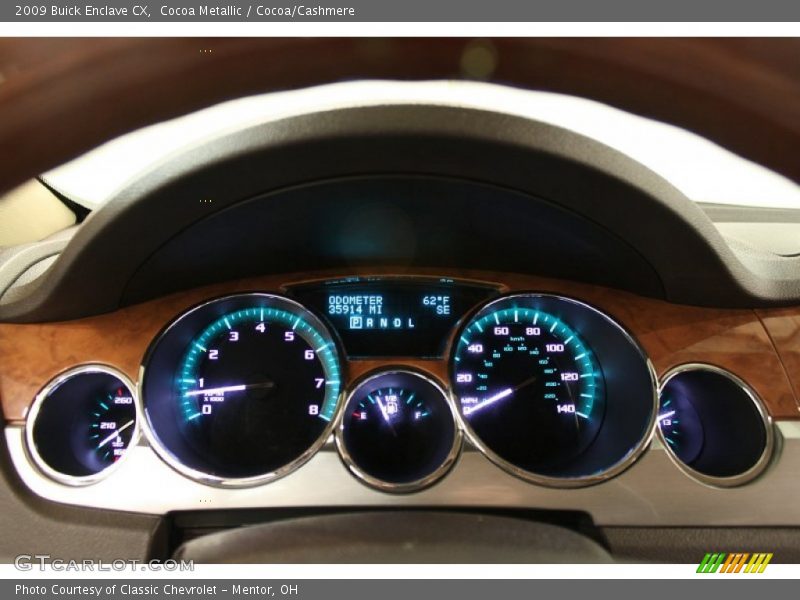 Cocoa Metallic / Cocoa/Cashmere 2009 Buick Enclave CX