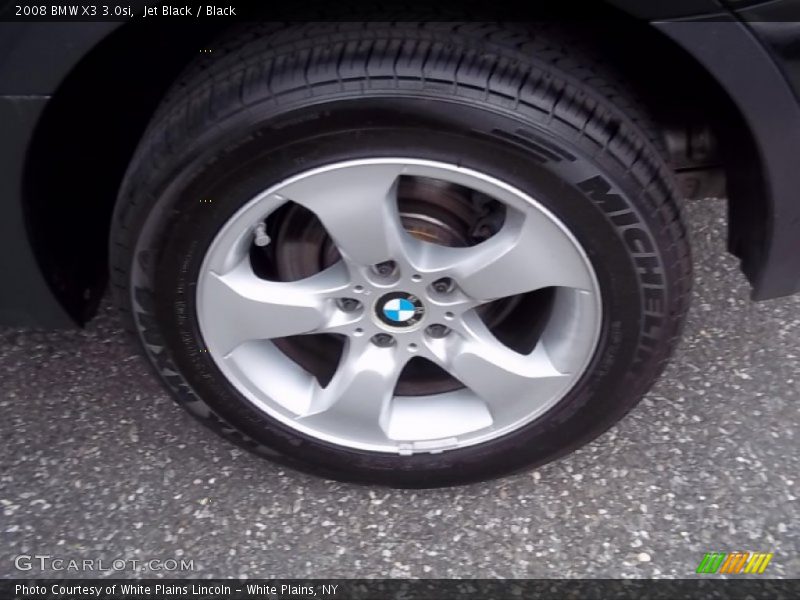 Jet Black / Black 2008 BMW X3 3.0si