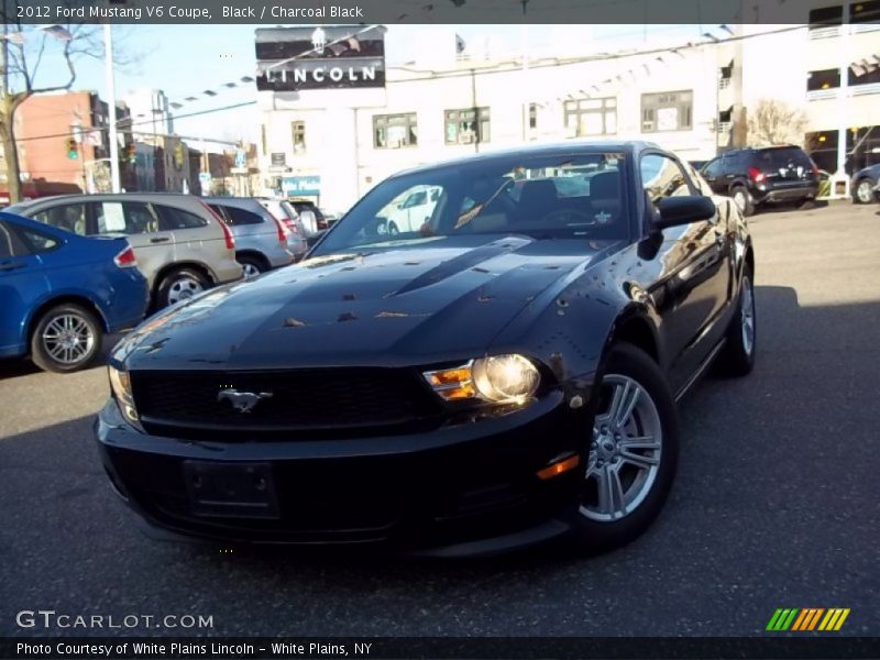 Black / Charcoal Black 2012 Ford Mustang V6 Coupe