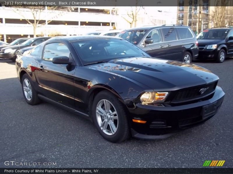 Black / Charcoal Black 2012 Ford Mustang V6 Coupe