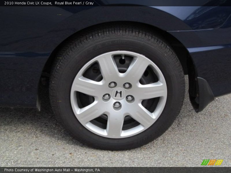 Royal Blue Pearl / Gray 2010 Honda Civic LX Coupe