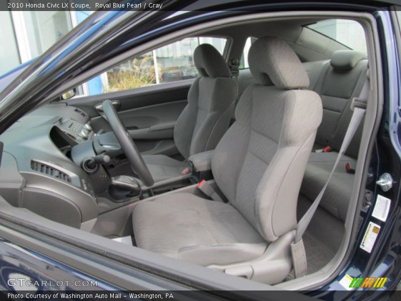 Royal Blue Pearl / Gray 2010 Honda Civic LX Coupe