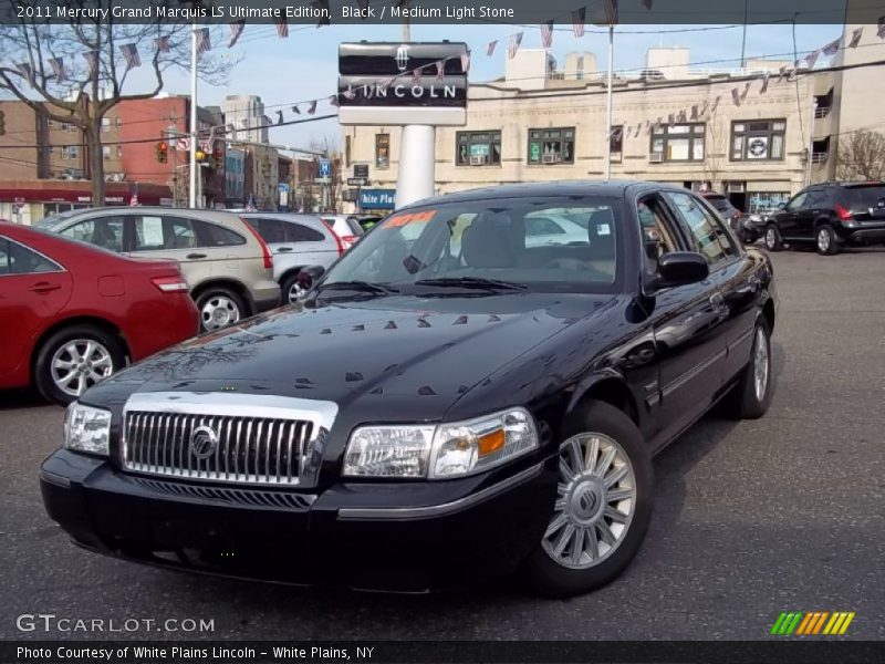 Black / Medium Light Stone 2011 Mercury Grand Marquis LS Ultimate Edition