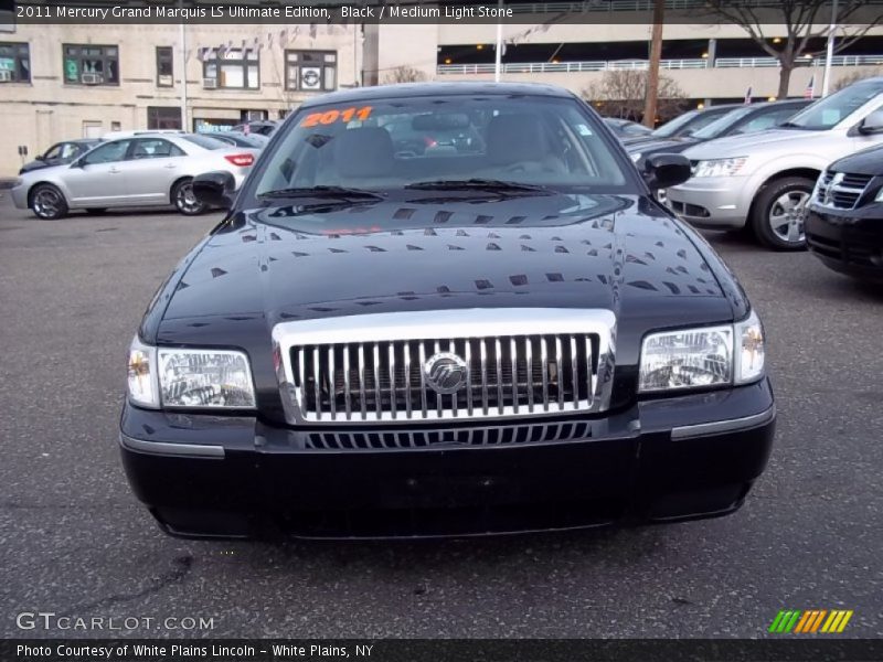 Black / Medium Light Stone 2011 Mercury Grand Marquis LS Ultimate Edition
