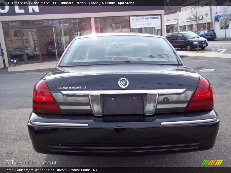 Black / Medium Light Stone 2011 Mercury Grand Marquis LS Ultimate Edition