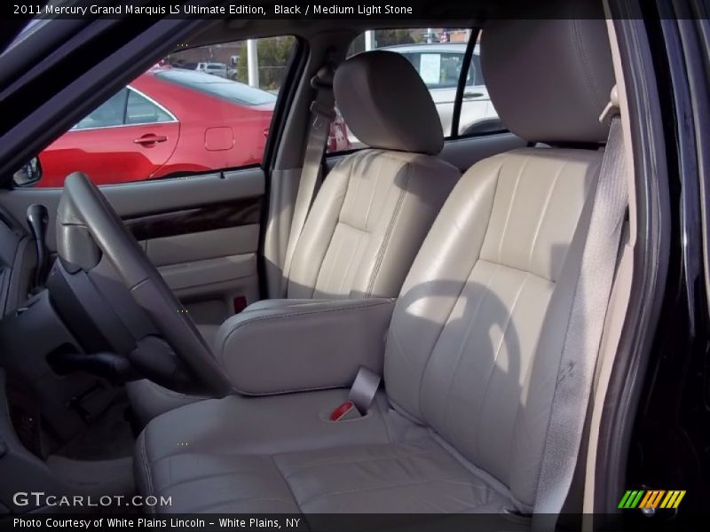 Black / Medium Light Stone 2011 Mercury Grand Marquis LS Ultimate Edition
