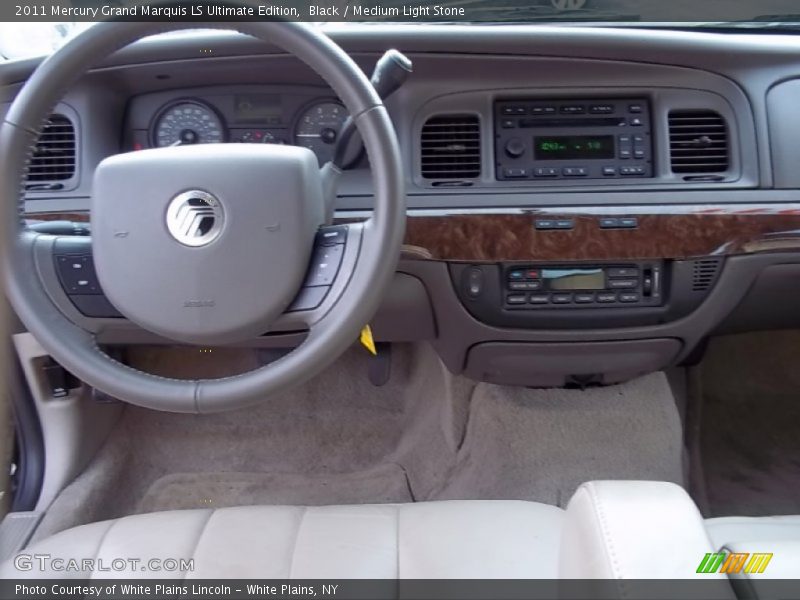 Black / Medium Light Stone 2011 Mercury Grand Marquis LS Ultimate Edition