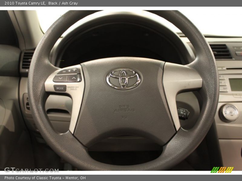 Black / Ash Gray 2010 Toyota Camry LE