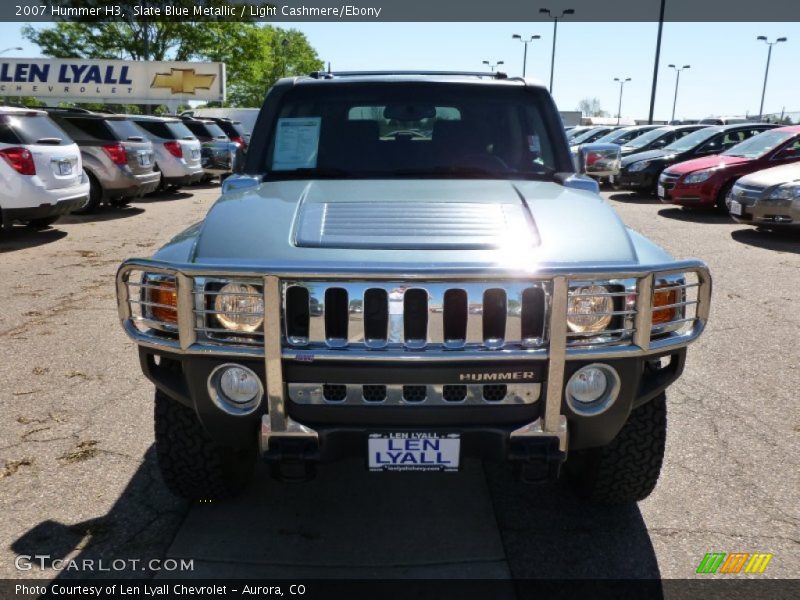 Slate Blue Metallic / Light Cashmere/Ebony 2007 Hummer H3