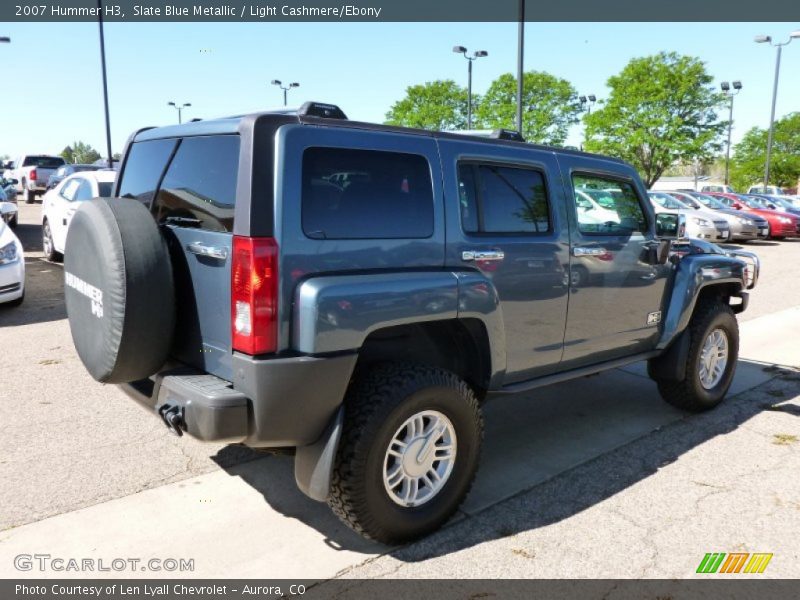 Slate Blue Metallic / Light Cashmere/Ebony 2007 Hummer H3