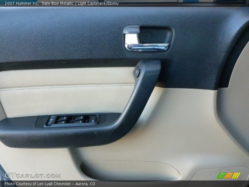 Slate Blue Metallic / Light Cashmere/Ebony 2007 Hummer H3