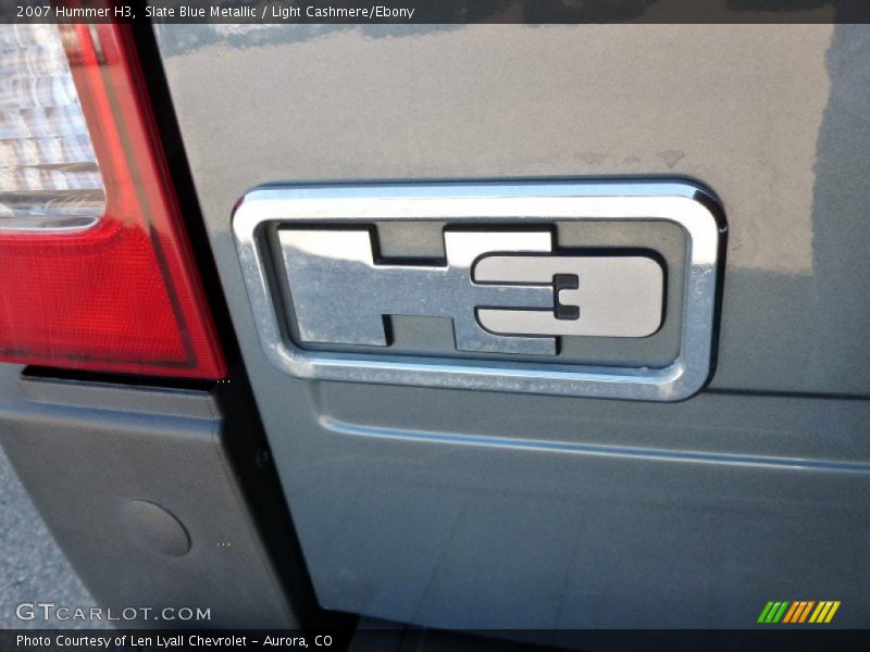 Slate Blue Metallic / Light Cashmere/Ebony 2007 Hummer H3