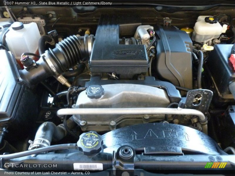 Slate Blue Metallic / Light Cashmere/Ebony 2007 Hummer H3