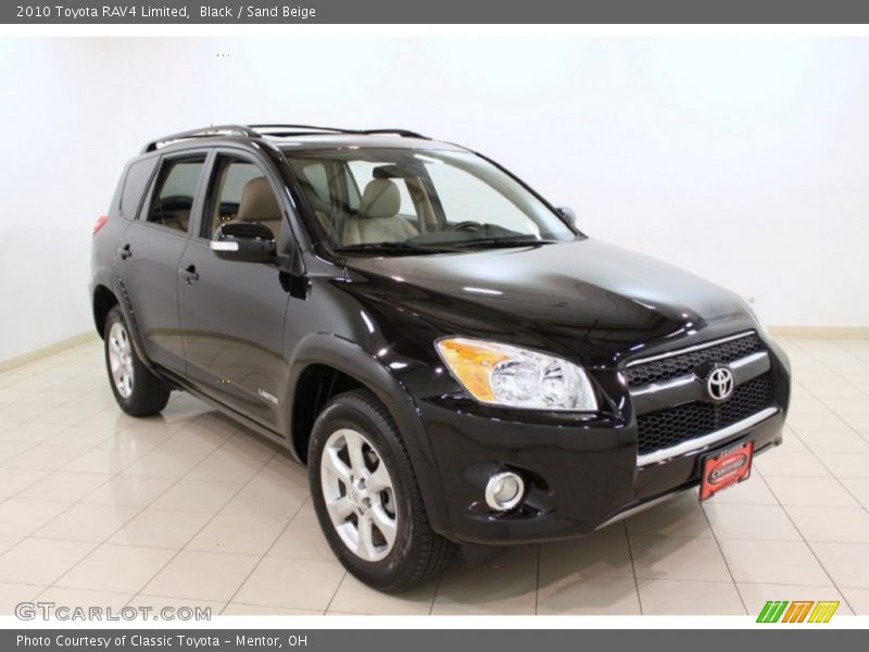 Black / Sand Beige 2010 Toyota RAV4 Limited