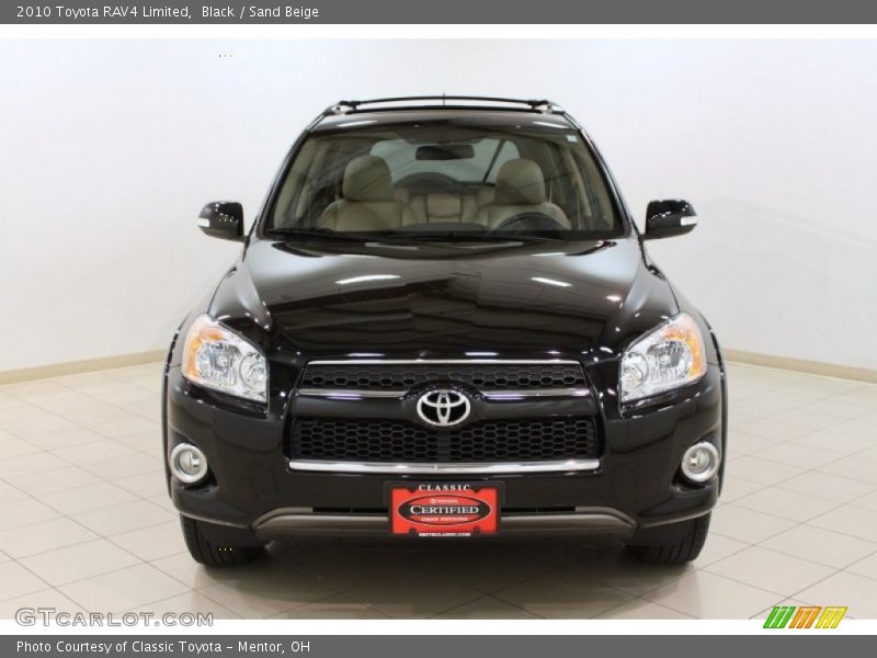 Black / Sand Beige 2010 Toyota RAV4 Limited