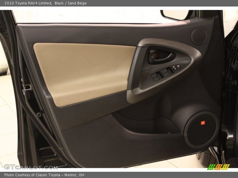 Black / Sand Beige 2010 Toyota RAV4 Limited