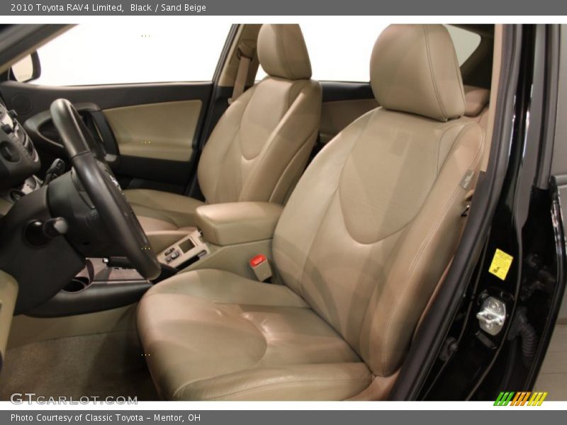 Black / Sand Beige 2010 Toyota RAV4 Limited