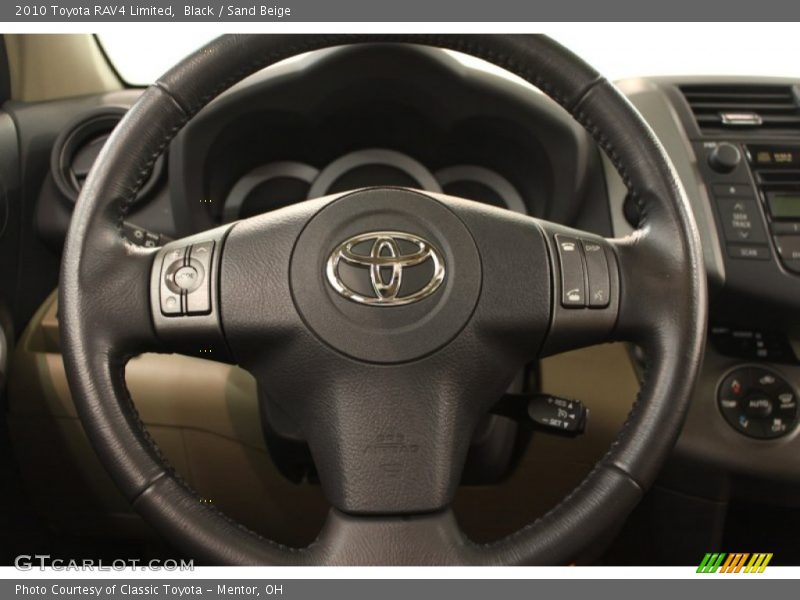 Black / Sand Beige 2010 Toyota RAV4 Limited