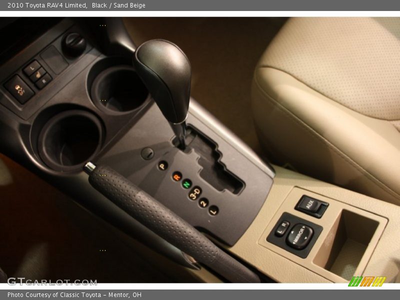 Black / Sand Beige 2010 Toyota RAV4 Limited