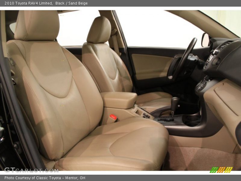Black / Sand Beige 2010 Toyota RAV4 Limited