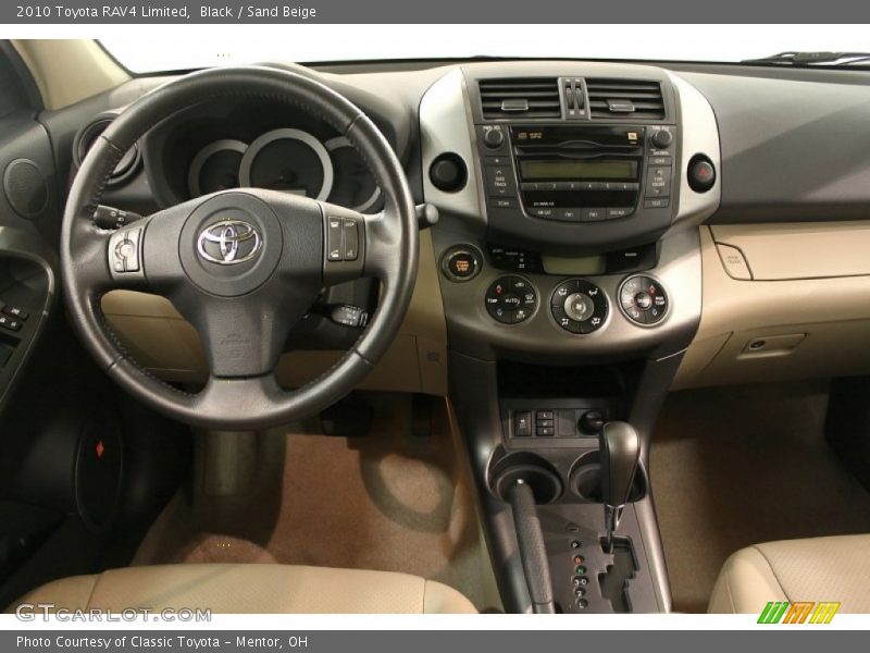Black / Sand Beige 2010 Toyota RAV4 Limited