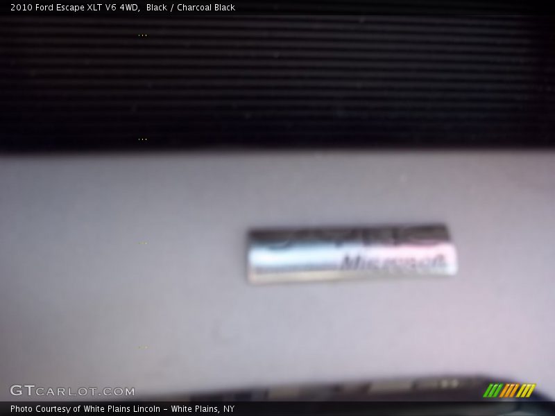 Black / Charcoal Black 2010 Ford Escape XLT V6 4WD