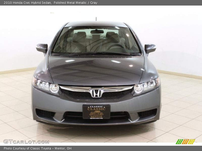 Polished Metal Metallic / Gray 2010 Honda Civic Hybrid Sedan