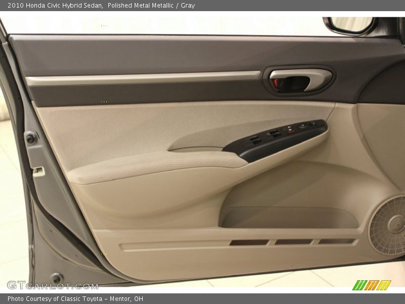 Polished Metal Metallic / Gray 2010 Honda Civic Hybrid Sedan