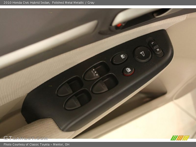 Polished Metal Metallic / Gray 2010 Honda Civic Hybrid Sedan