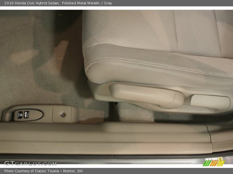 Polished Metal Metallic / Gray 2010 Honda Civic Hybrid Sedan