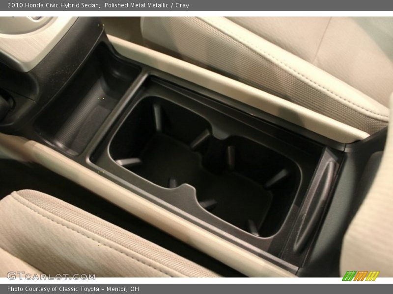 Polished Metal Metallic / Gray 2010 Honda Civic Hybrid Sedan