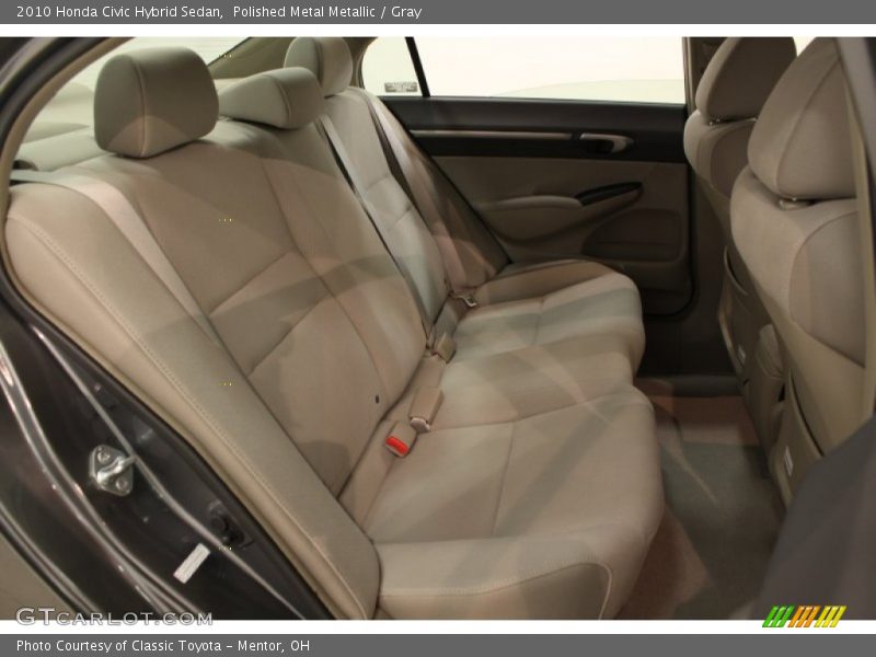 Polished Metal Metallic / Gray 2010 Honda Civic Hybrid Sedan