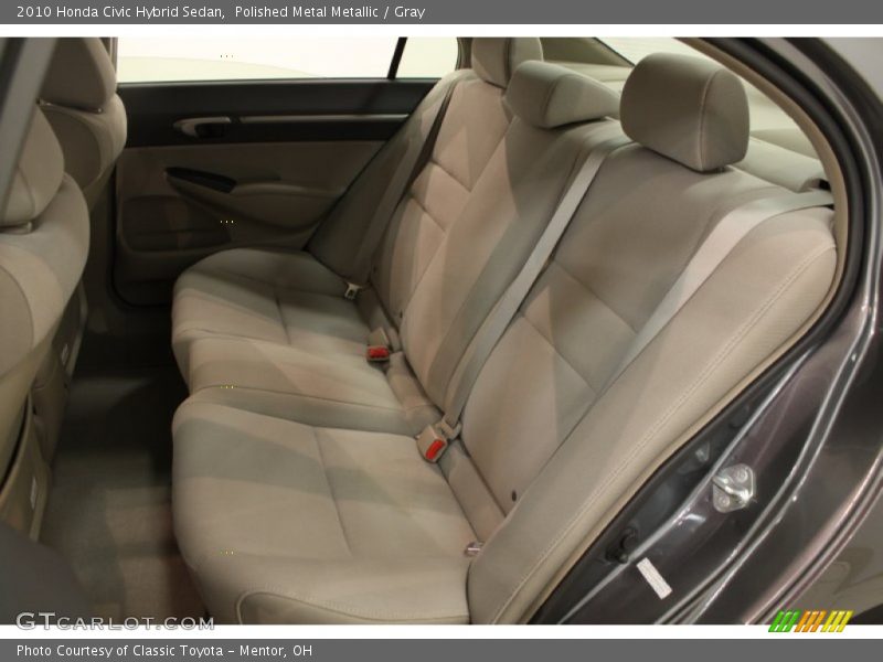 Polished Metal Metallic / Gray 2010 Honda Civic Hybrid Sedan