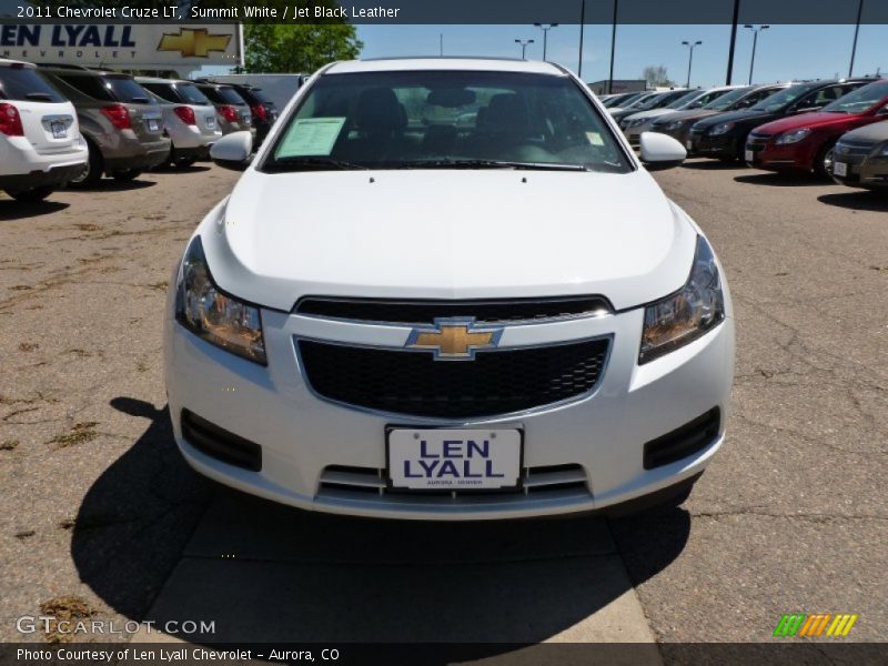 Summit White / Jet Black Leather 2011 Chevrolet Cruze LT