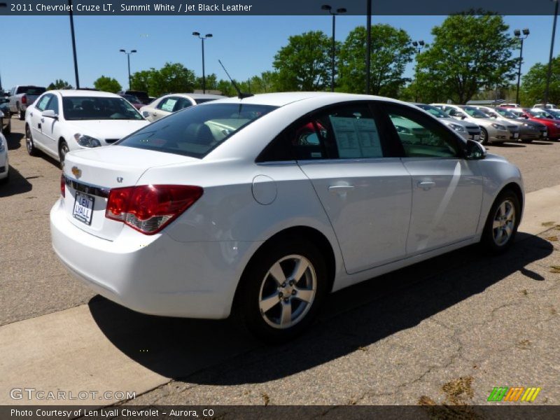 Summit White / Jet Black Leather 2011 Chevrolet Cruze LT
