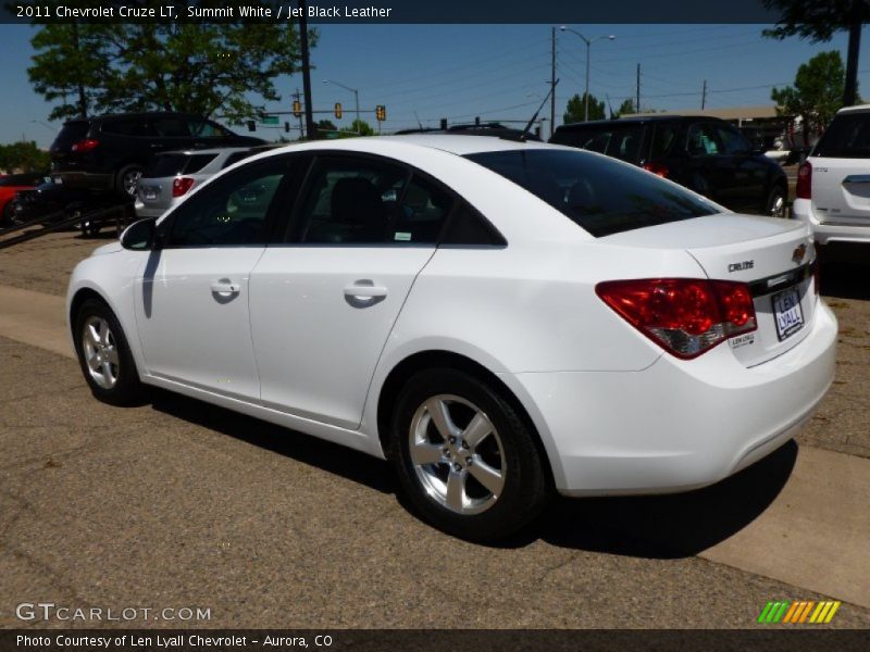 Summit White / Jet Black Leather 2011 Chevrolet Cruze LT