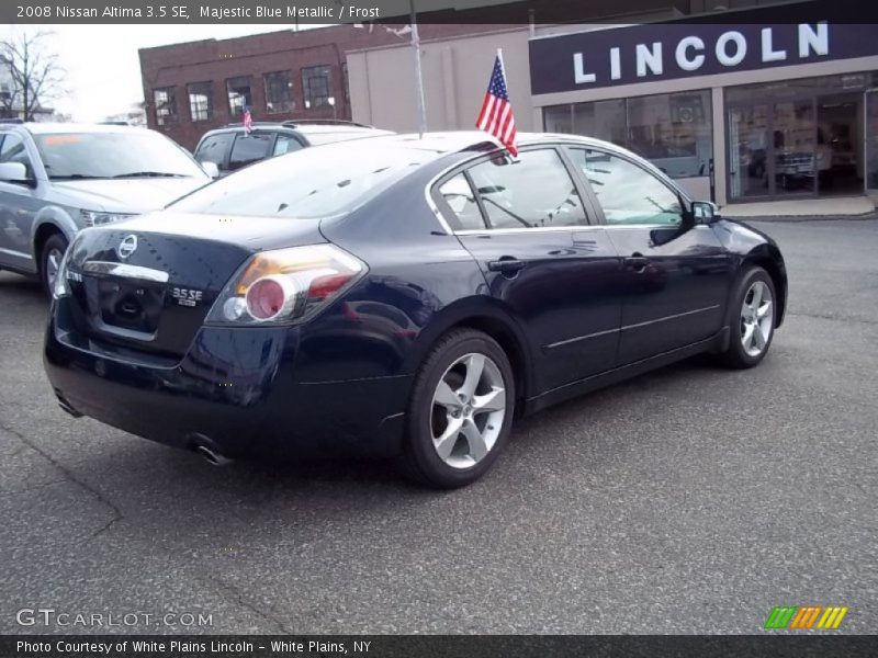 Majestic Blue Metallic / Frost 2008 Nissan Altima 3.5 SE