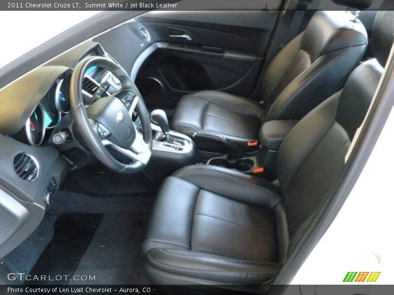 Summit White / Jet Black Leather 2011 Chevrolet Cruze LT
