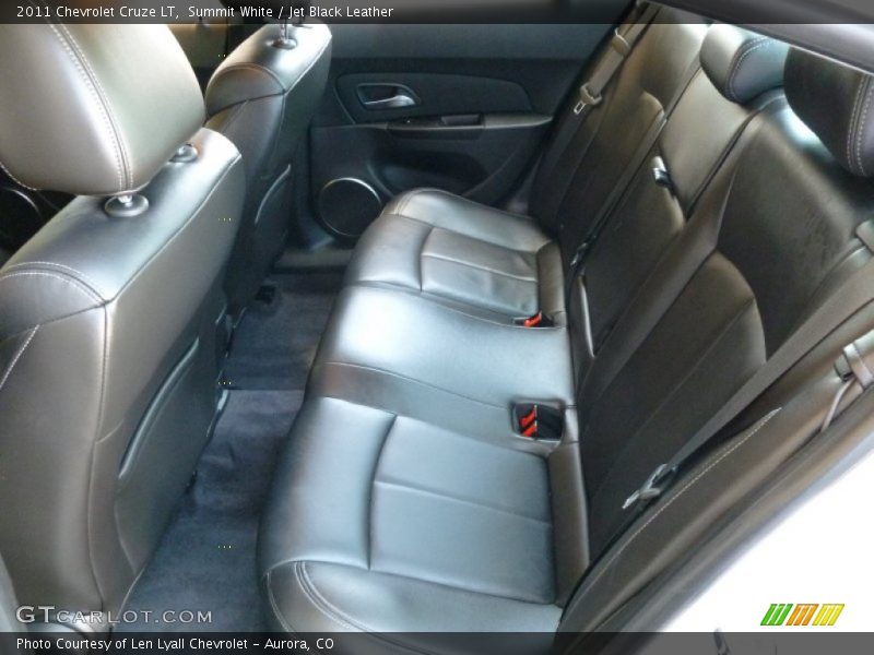 Summit White / Jet Black Leather 2011 Chevrolet Cruze LT