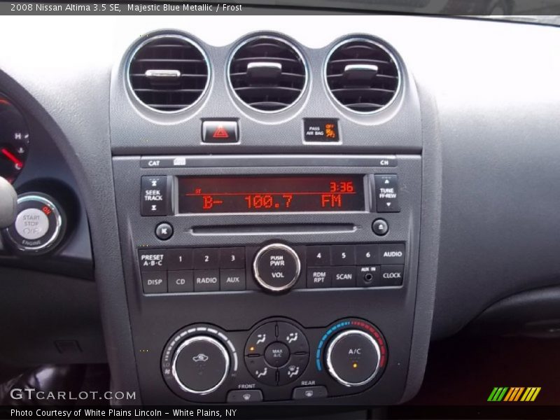 Majestic Blue Metallic / Frost 2008 Nissan Altima 3.5 SE