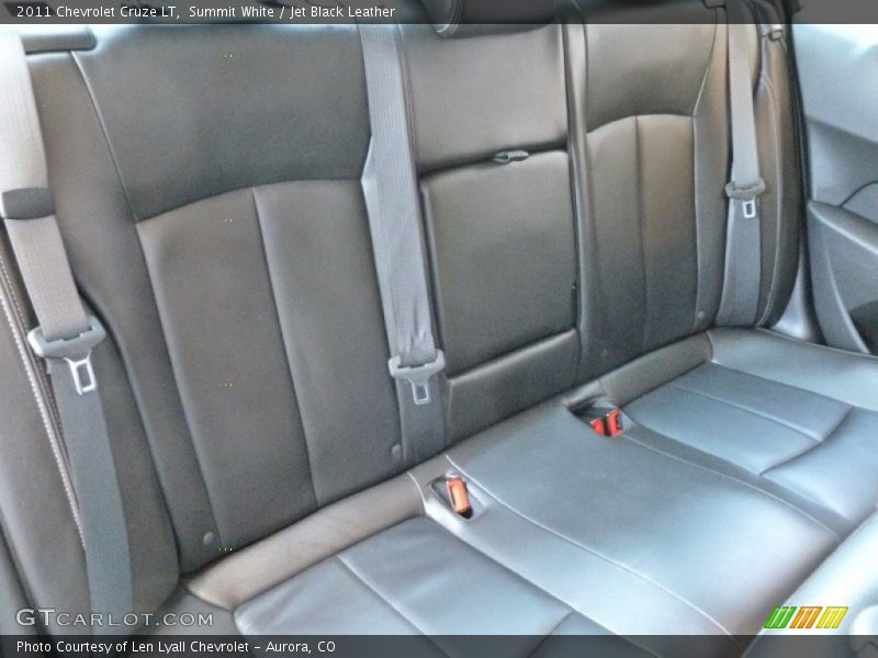 Summit White / Jet Black Leather 2011 Chevrolet Cruze LT